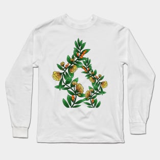 Yellow flower,flora,blossom,Plant Lover,crazy plant lady Long Sleeve T-Shirt